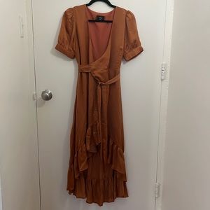 Vici - High-Low Wrap Dress